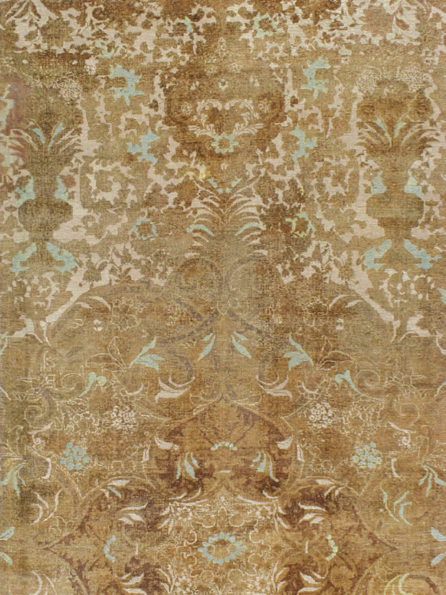 Antique Persian Mashad Carpet, No.17145 - Galerie Shabab