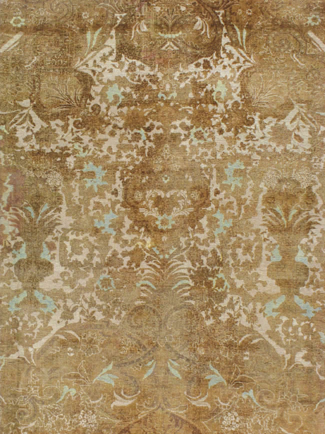 Antique Persian Mashad Carpet, No.17145 - Galerie Shabab