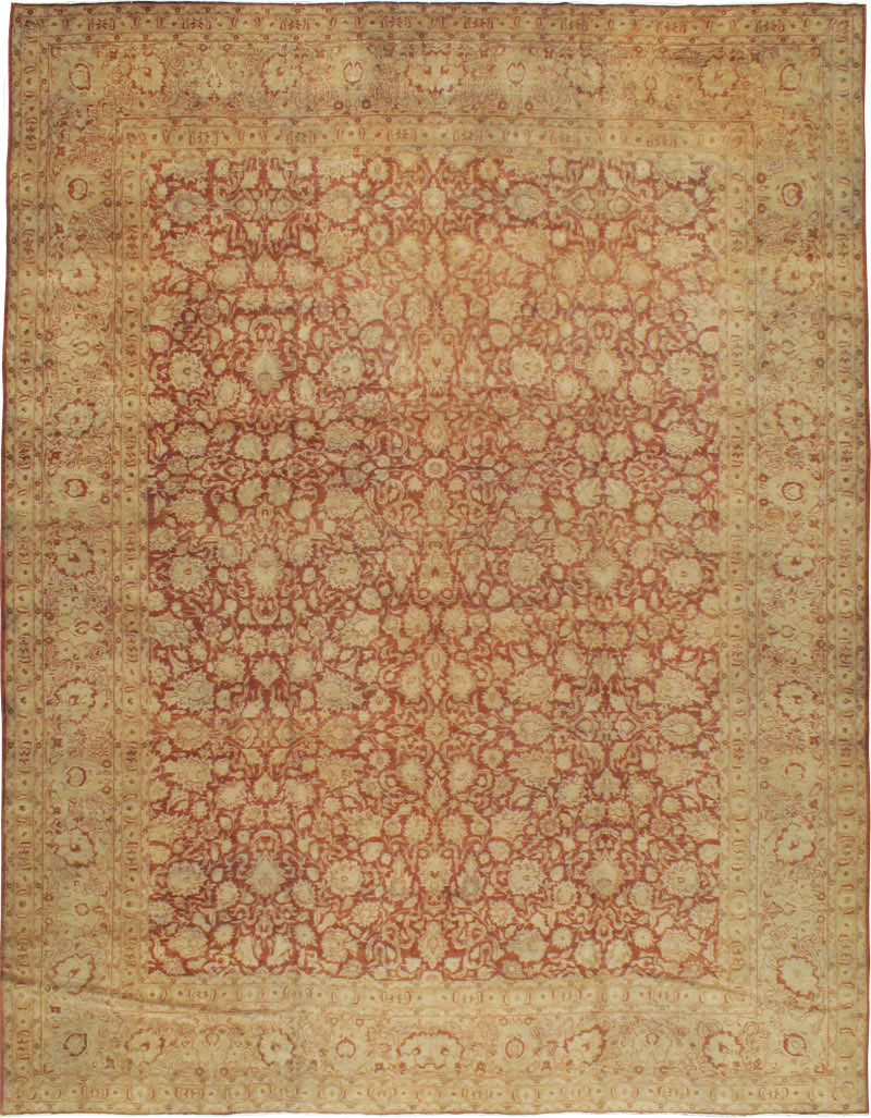 Antique Persian Tabriz Carpet, No.17151 - Galerie Shabab