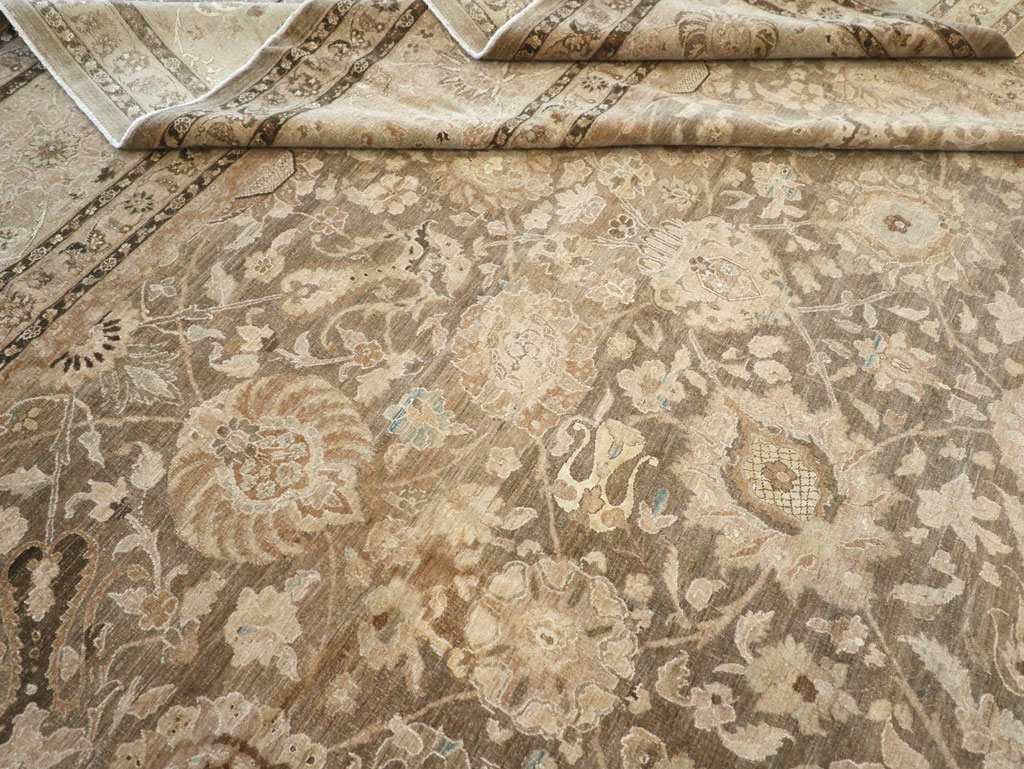 Antique Persian Tabriz Carpet, No.17155 - Galerie Shabab