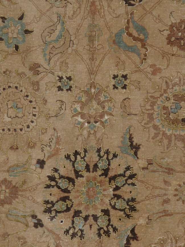 Antique Tabriz Carpet, No.17158 - Galerie Shabab