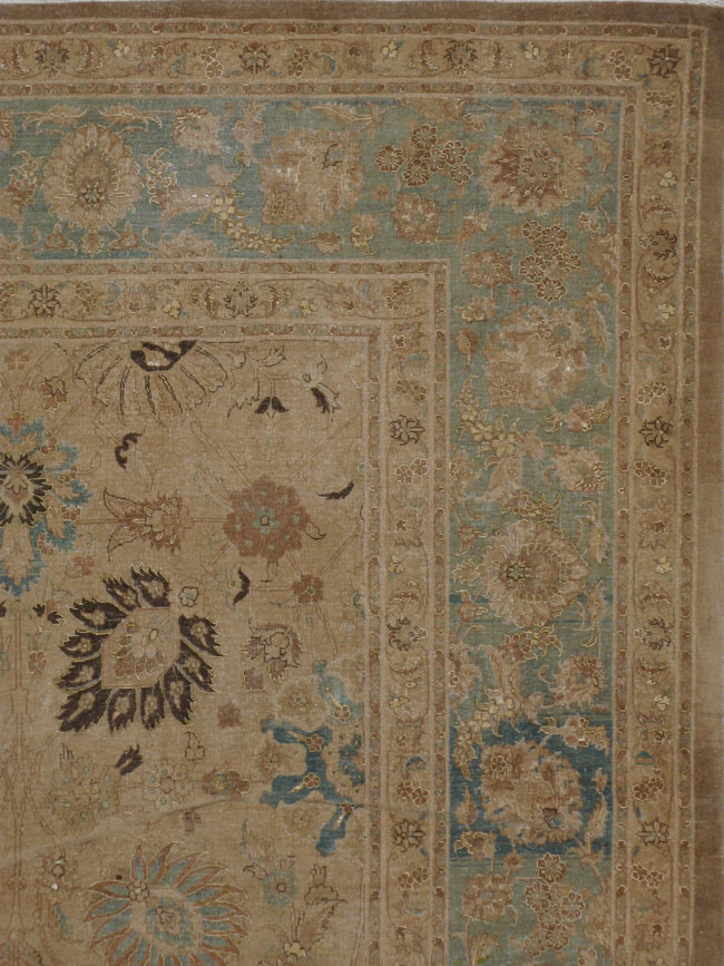 Antique Tabriz Carpet, No.17158 - Galerie Shabab