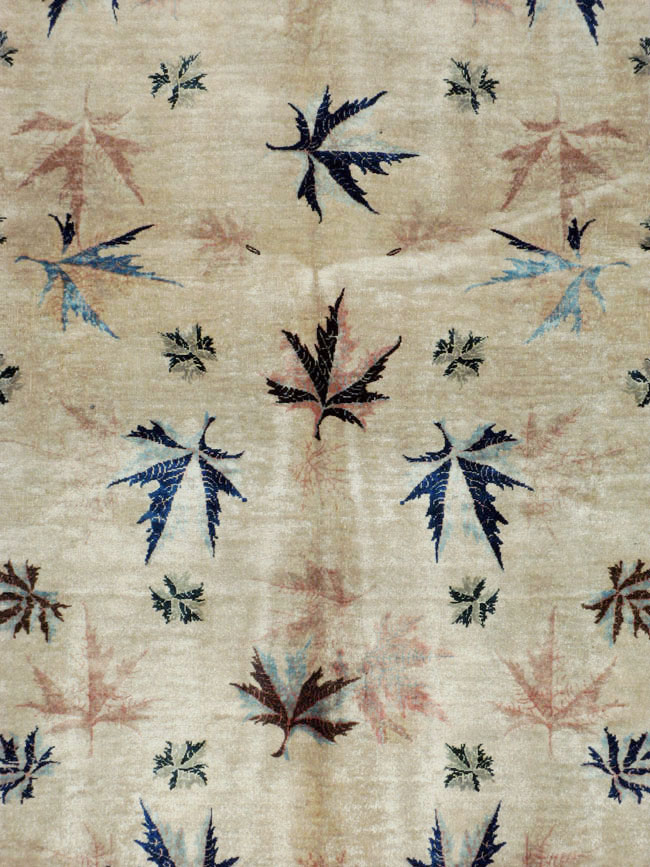 Vintage Persian Mashad Modernist Carpet, No.17159 - Galerie Shabab