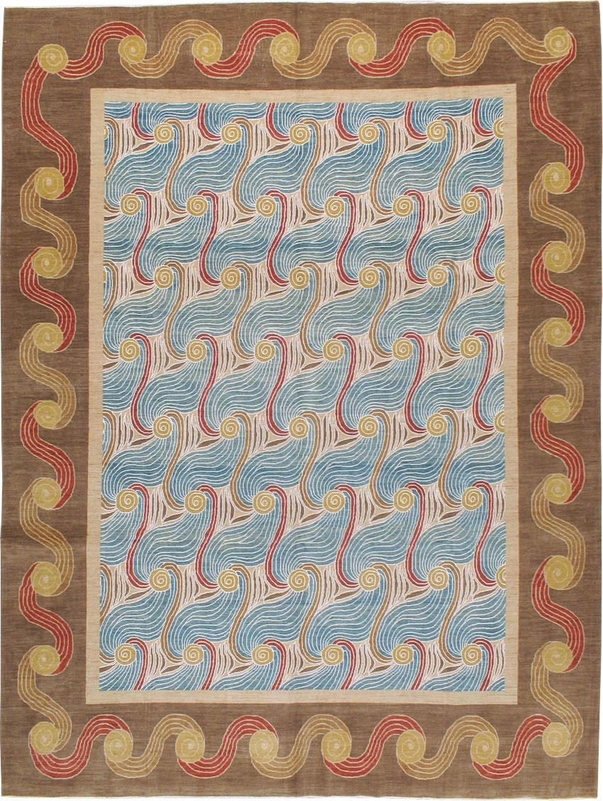 Modern Persian Tabriz Room Size Carpet, No.17161 - Galerie Shabab