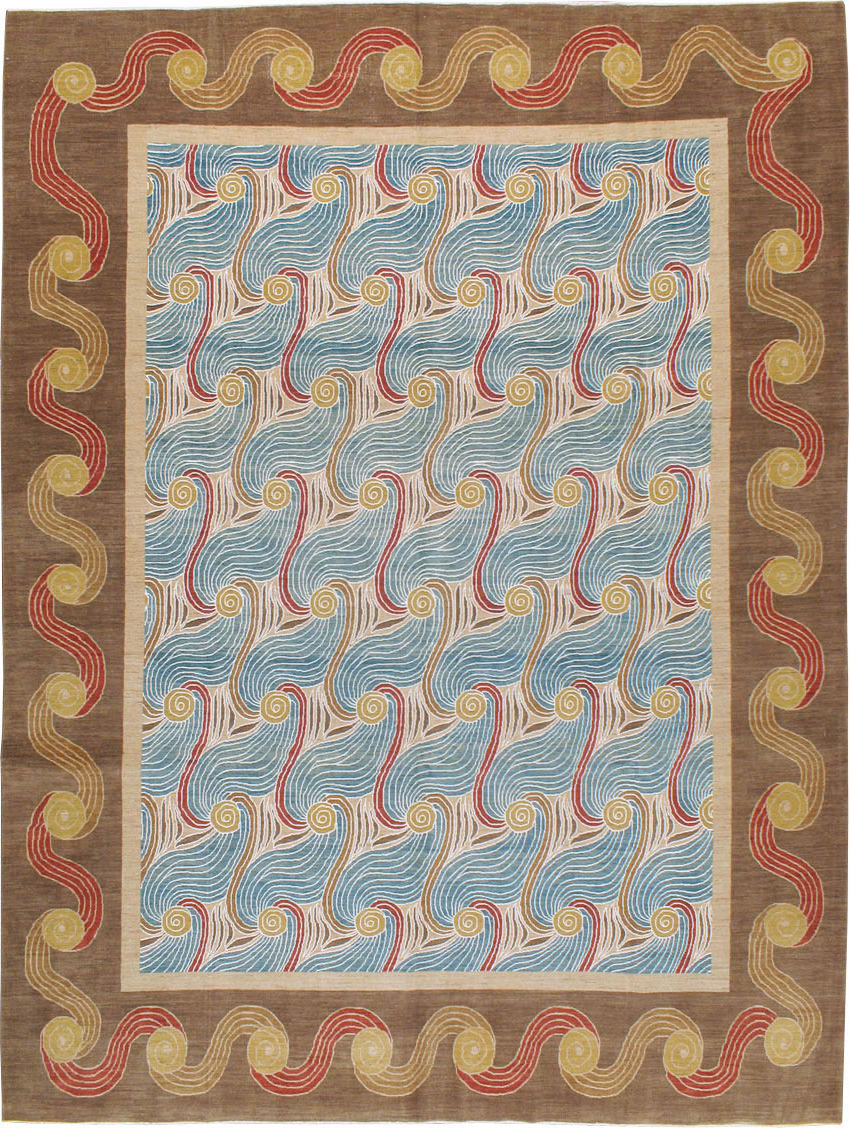 Modern Persian Tabriz Room Size Carpet, No.17161 - Galerie Shabab