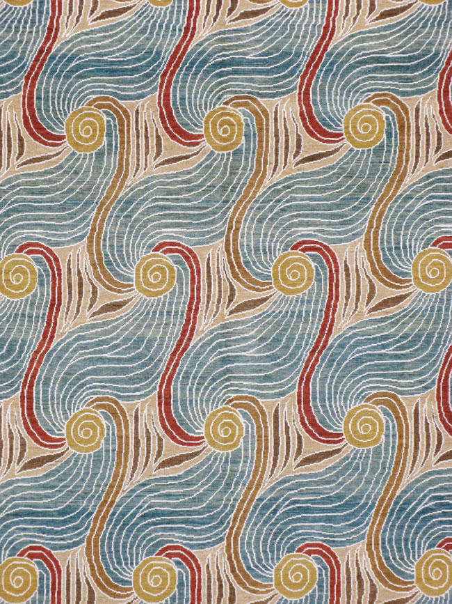 Modern Persian Tabriz Room Size Carpet, No.17161 - Galerie Shabab