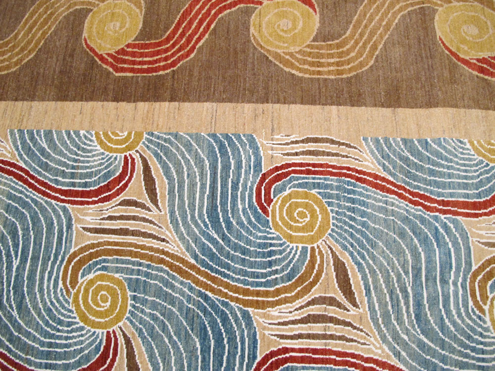 Modern Persian Tabriz Room Size Carpet, No.17161 - Galerie Shabab