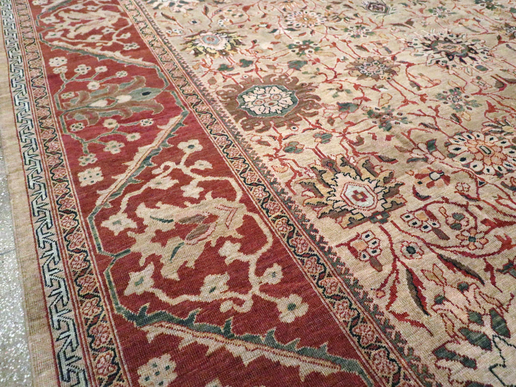 Antique Persian Mahal Carpet, No.17162 - Galerie Shabab