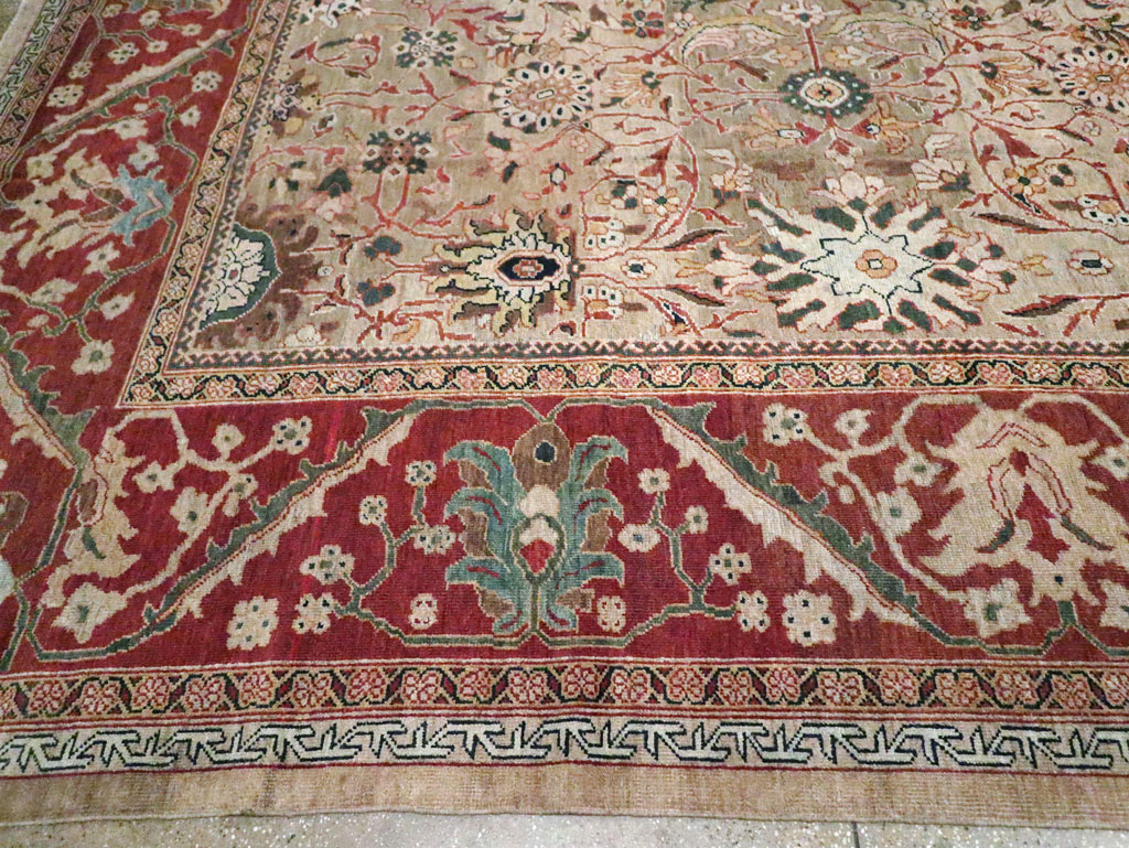 Antique Persian Mahal Carpet, No.17162 - Galerie Shabab