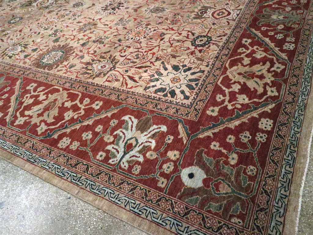 Antique Persian Mahal Carpet, No.17162 - Galerie Shabab