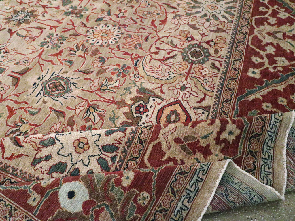 Antique Persian Mahal Carpet, No.17162 - Galerie Shabab