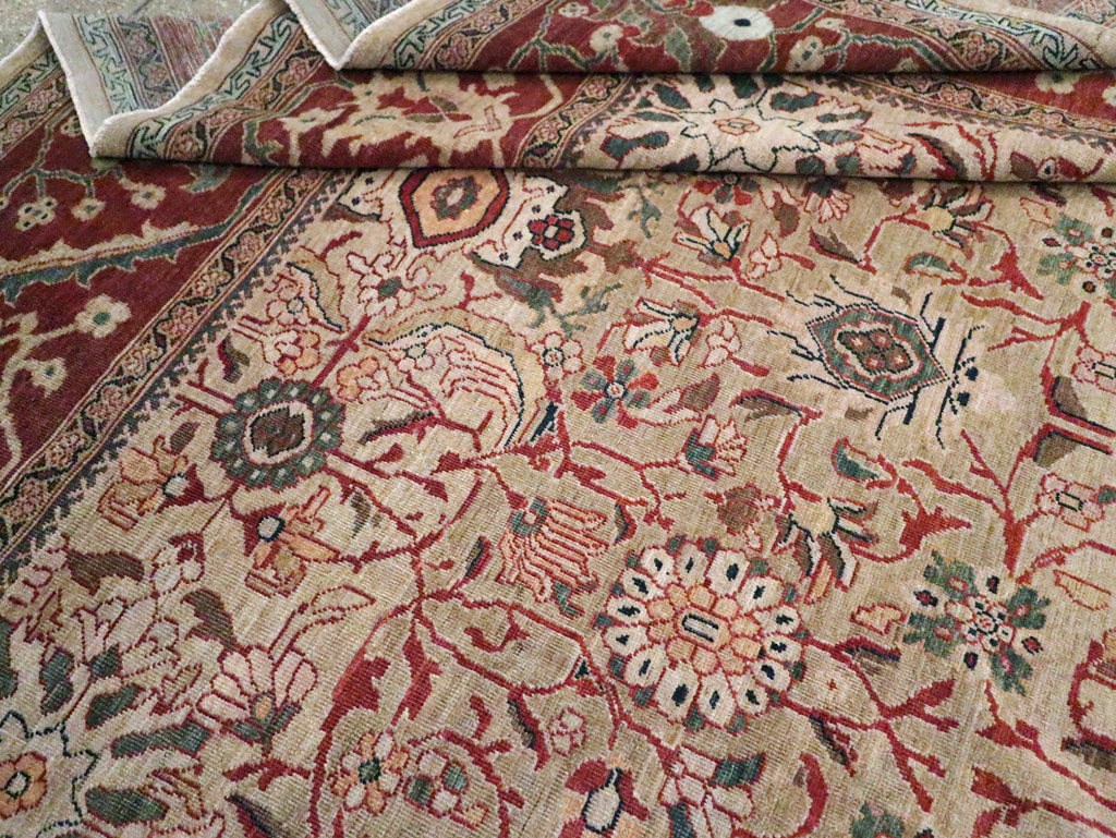 Antique Persian Mahal Carpet, No.17162 - Galerie Shabab