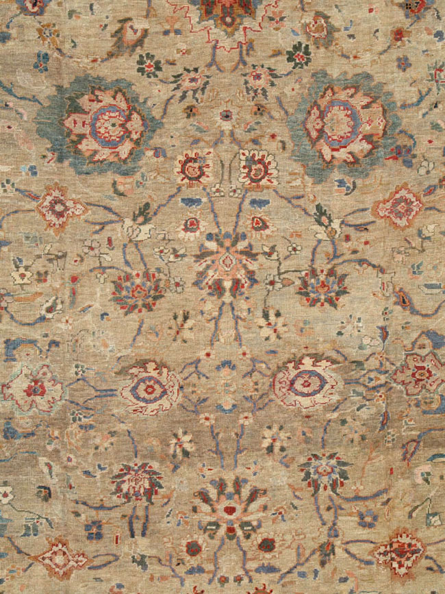 Antique Persian Mahal Carpet, No.17165 - Galerie Shabab