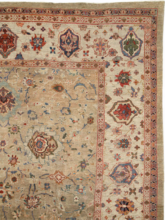 Antique Persian Mahal Carpet, No.17165 - Galerie Shabab
