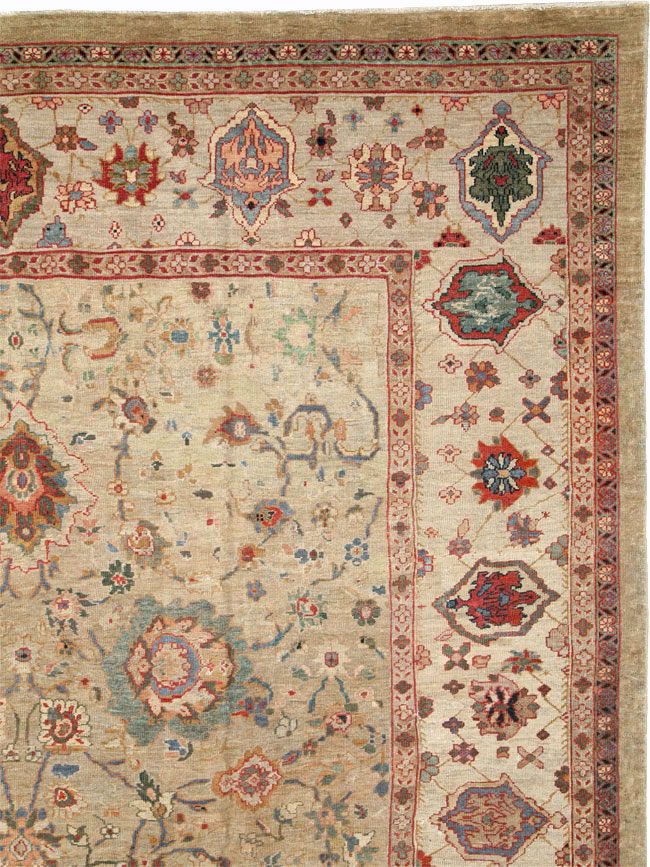 Antique Persian Mahal Carpet, No.17165 - Galerie Shabab