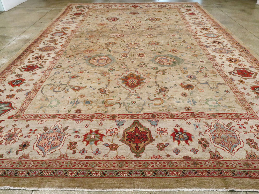 Antique Persian Mahal Carpet, No.17165 - Galerie Shabab