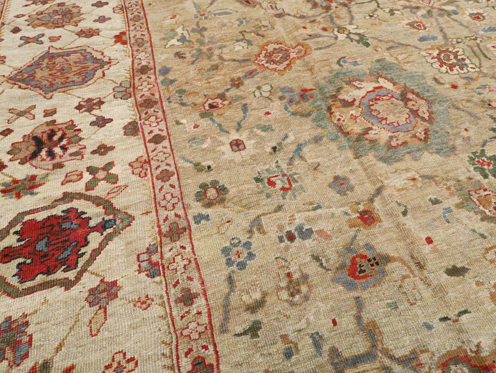Antique Persian Mahal Carpet, No.17165 - Galerie Shabab