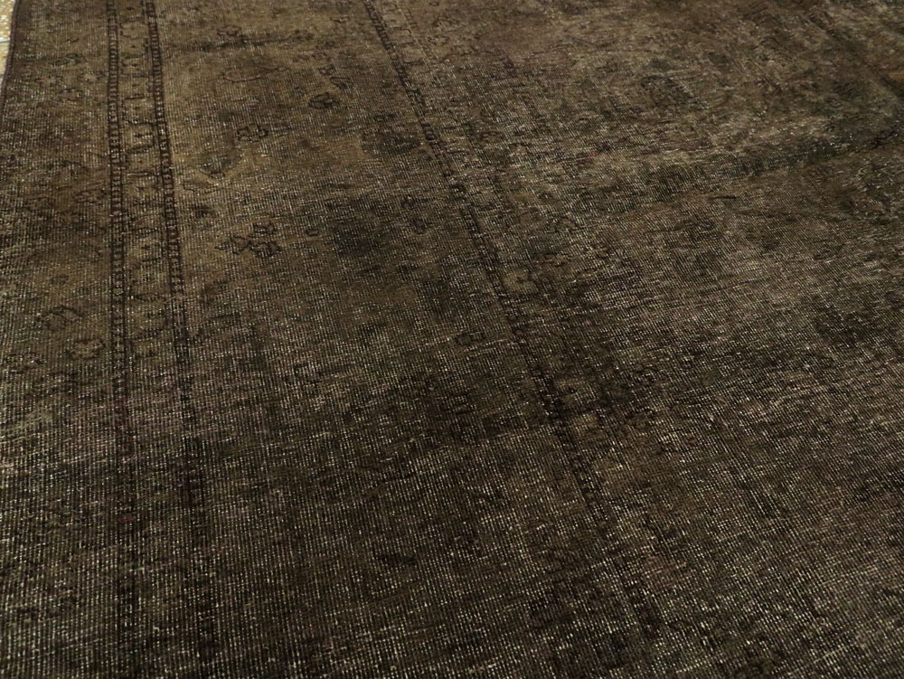 Antique Persian Tabriz Distressed Carpet, No.17167 - Galerie Shabab