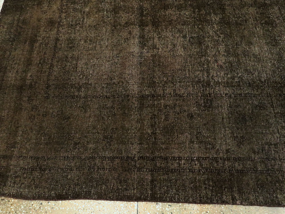 Antique Persian Tabriz Distressed Carpet, No.17167 - Galerie Shabab