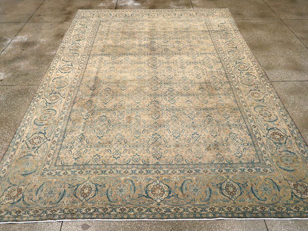 Antique Persian Tabriz Carpet, No.17171 - Galerie Shabab
