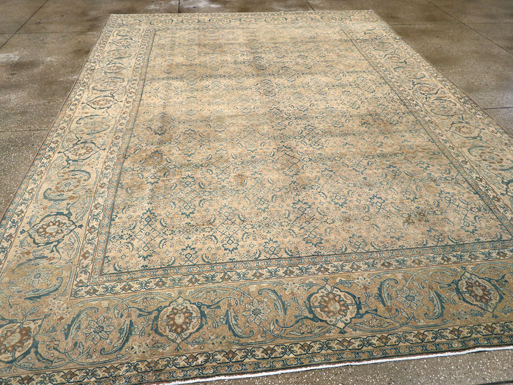 Antique Persian Tabriz Carpet, No.17171 - Galerie Shabab