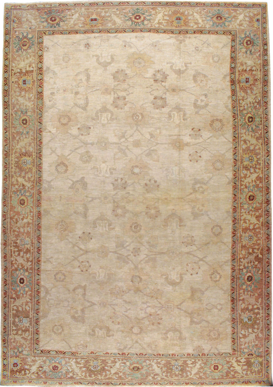 Antique Persian Mahal Carpet, No.17174 - Galerie Shabab
