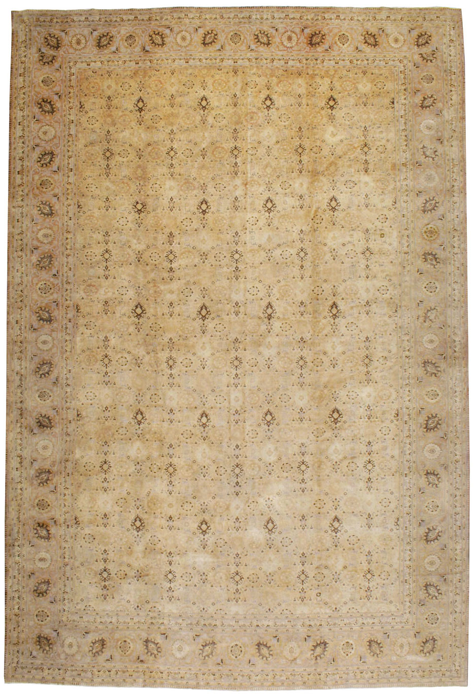 Antique Persian Tabriz Carpet, No.17178 - Galerie Shabab