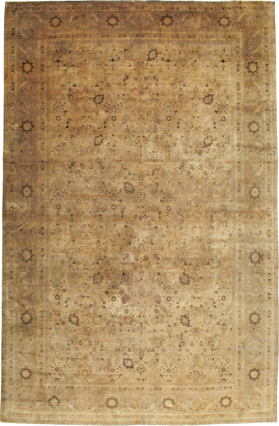 Antique Persian Tabriz Carpet, No.17179 - Galerie Shabab