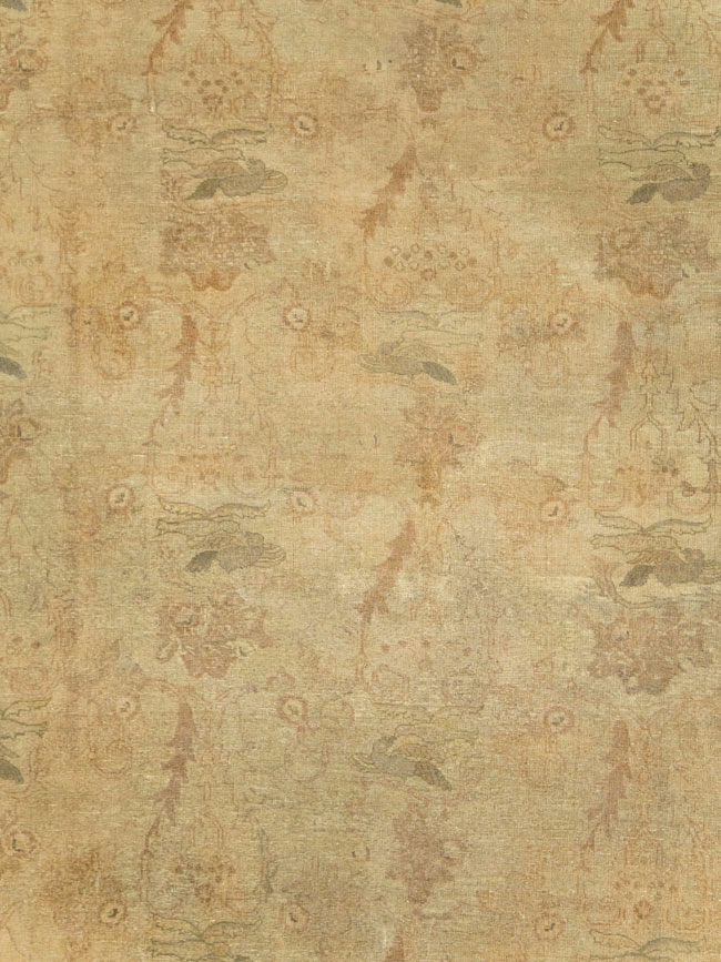 Antique Persian Tabriz Room Size Carpet, No.17181 - Galerie Shabab