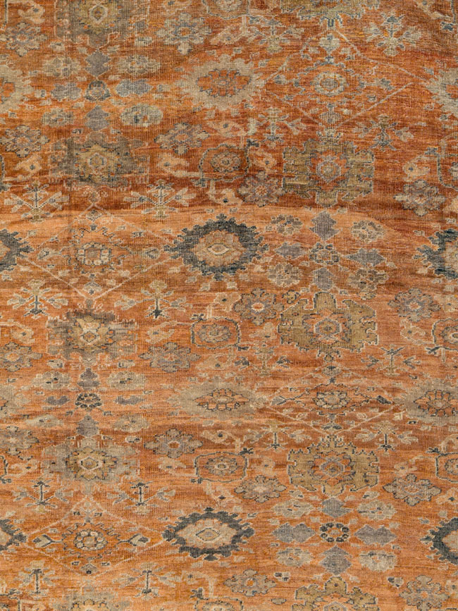 Antique Persian Mahal Carpet, No.17191 - Galerie Shabab