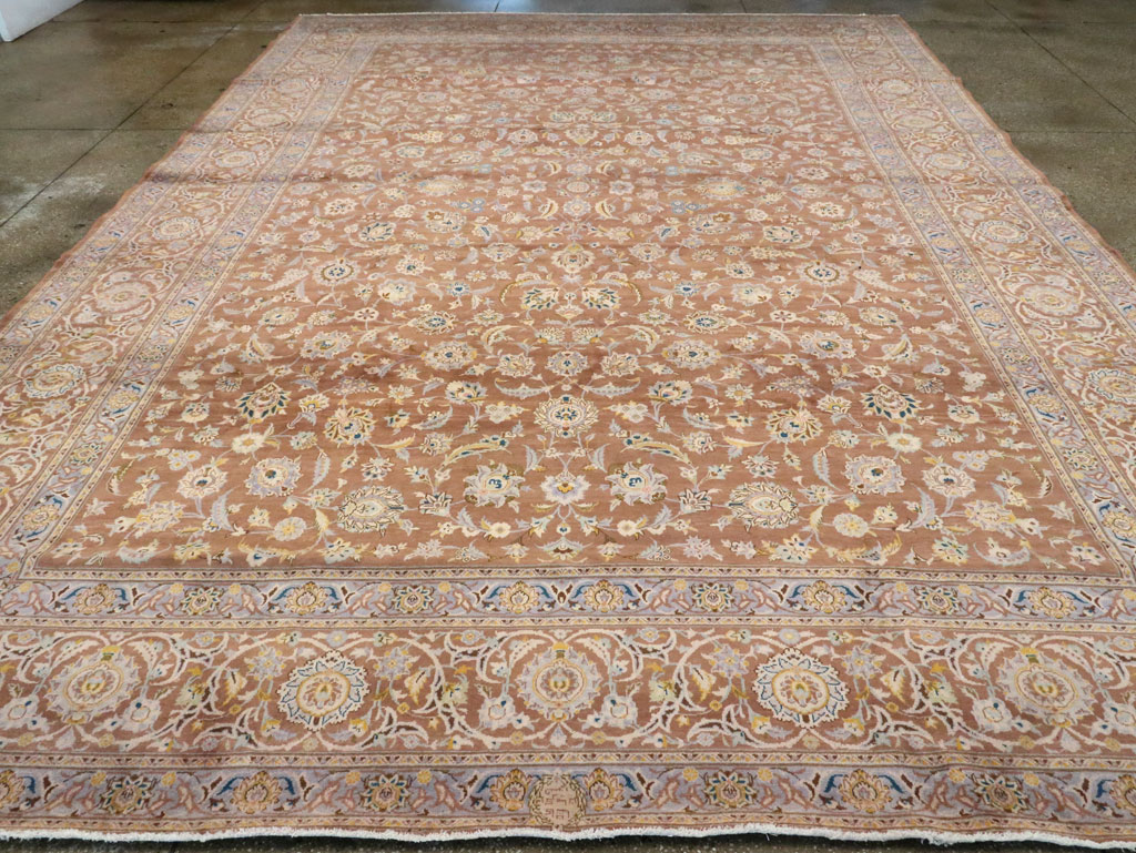 Vintage Persian Kashan Carpet, No.17195 - Galerie Shabab