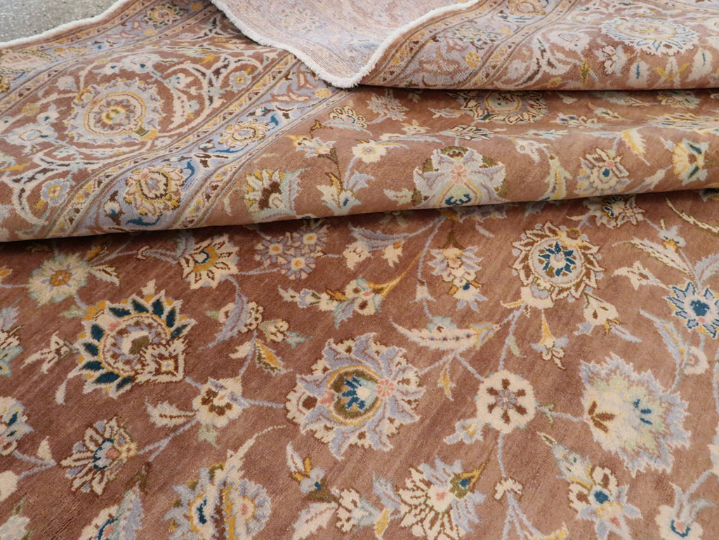 Vintage Persian Kashan Carpet, No.17195 - Galerie Shabab