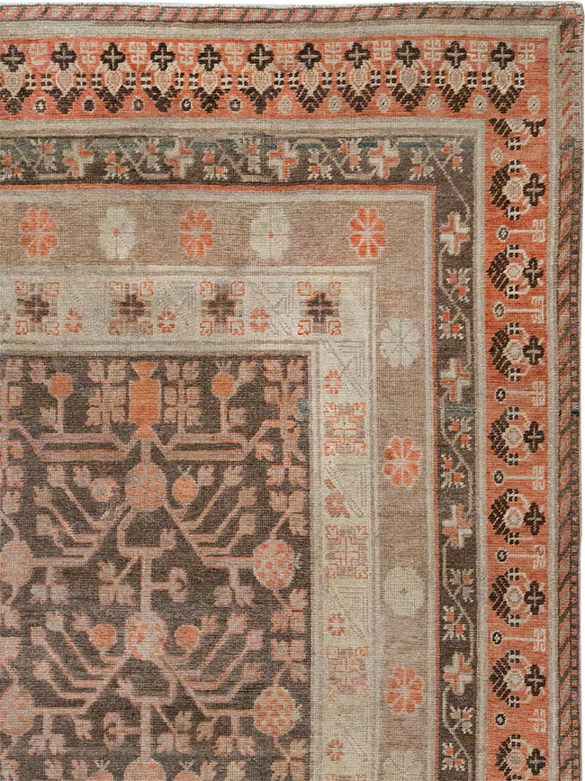 Antique East Turkestan Khotan Gallery Carpet, No.17196 - Galerie Shabab