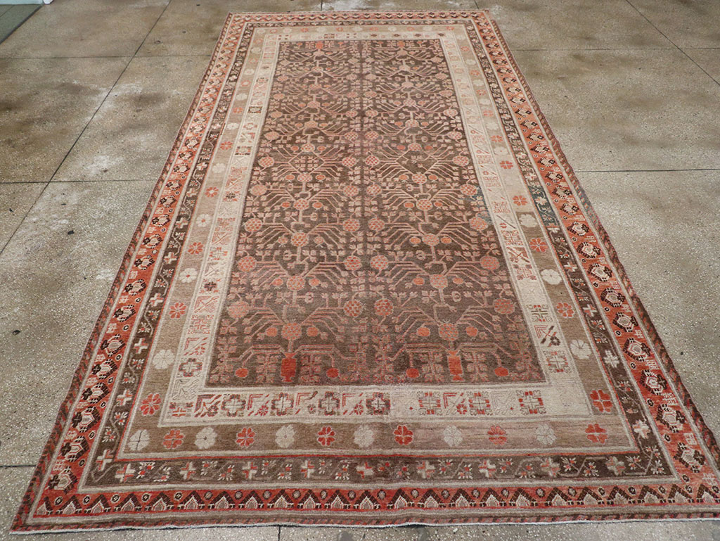 Antique East Turkestan Khotan Gallery Carpet, No.17196 - Galerie Shabab