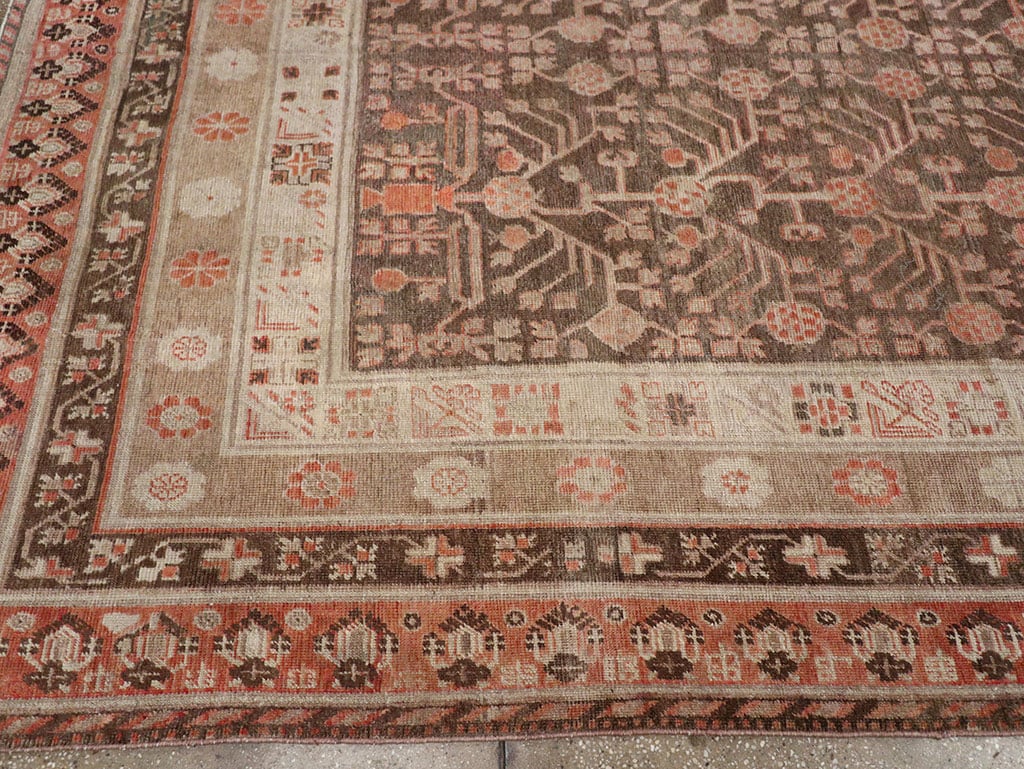 Antique Khotan Gallery Carpet, No.17196 - Galerie Shabab