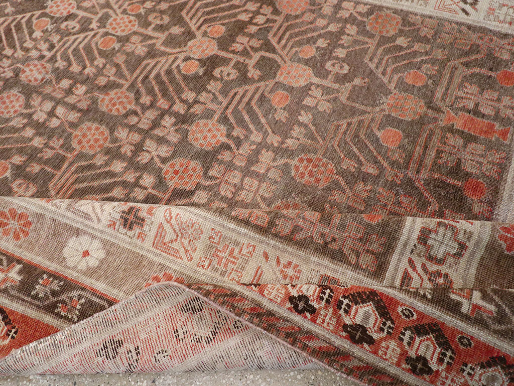 Antique East Turkestan Khotan Gallery Carpet, No.17196 - Galerie Shabab