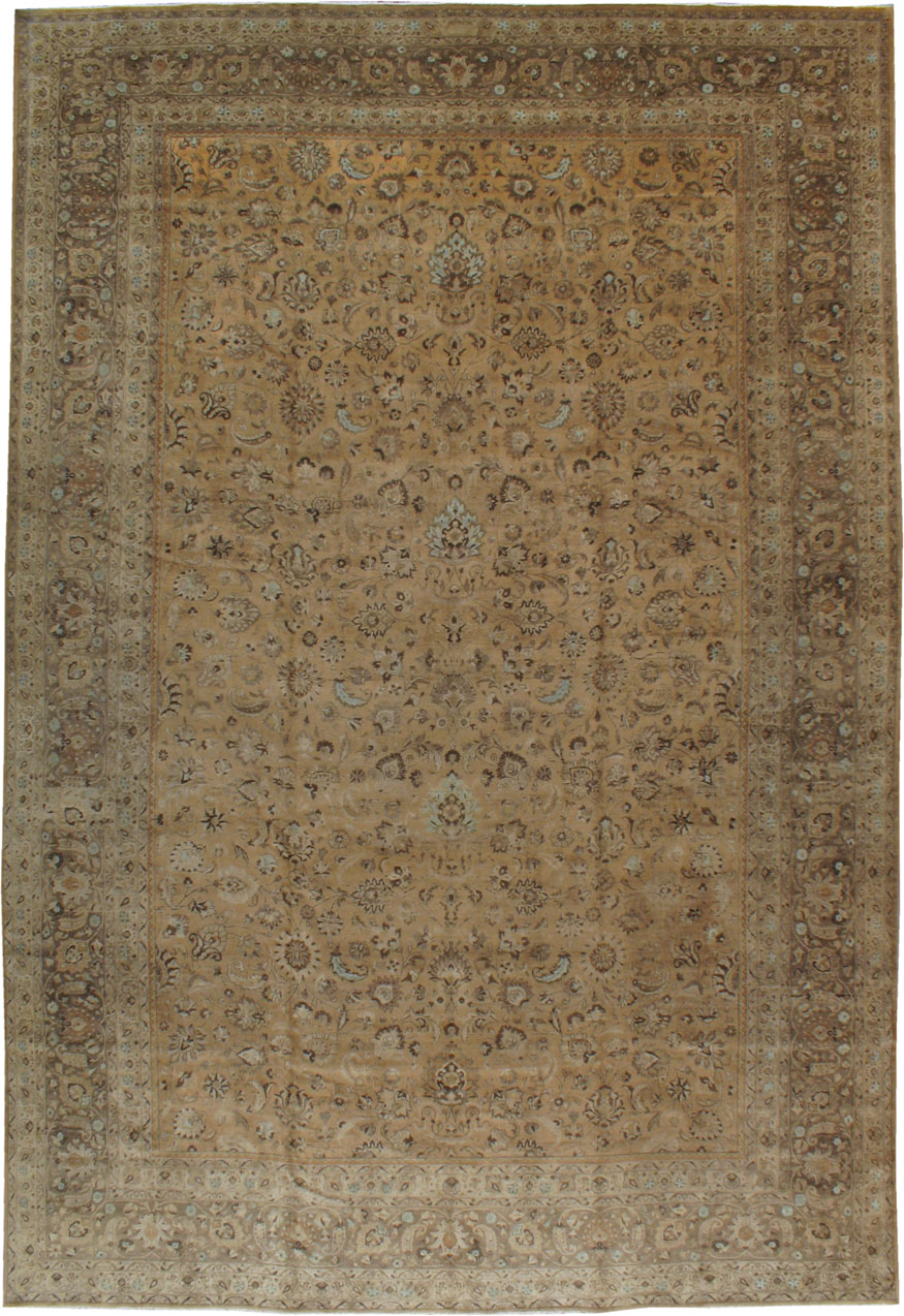 Antique Persian Mashad Carpet, No.17197 - Galerie Shabab
