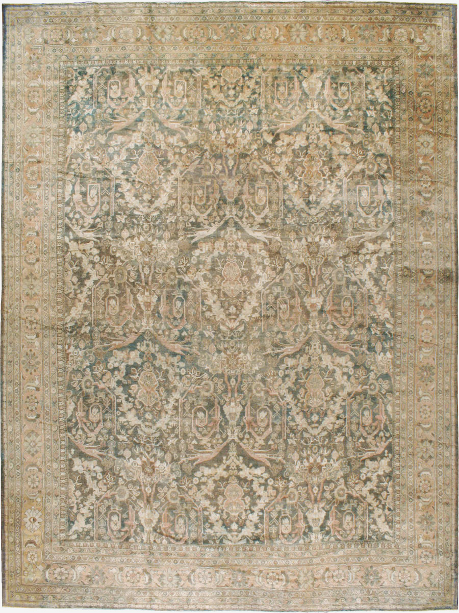 Antique Persian Mahal Carpet, No.17200 - Galerie Shabab
