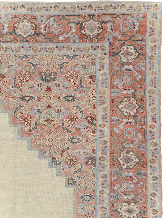 Antique Persian Serapi Room Size Carpet, No.17202 - Galerie Shabab