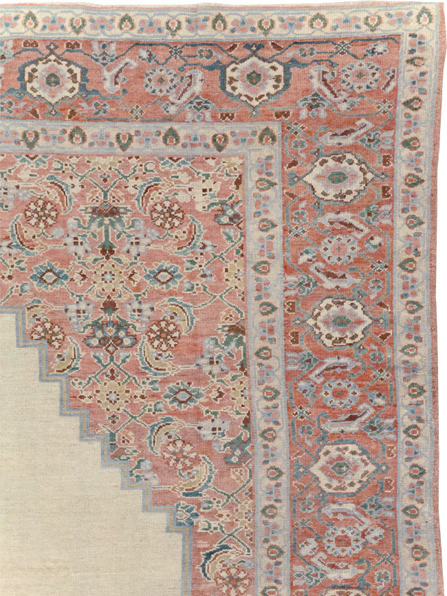 Antique Persian Serapi Room Size Carpet, No.17202 - Galerie Shabab