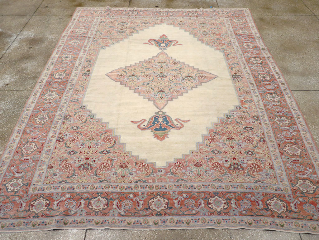 Antique Persian Serapi Room Size Carpet, No.17202 - Galerie Shabab