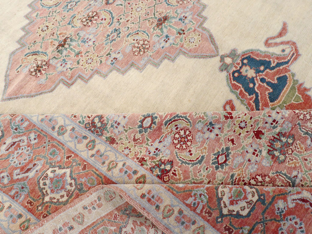 Antique Persian Serapi Room Size Carpet, No.17202 - Galerie Shabab