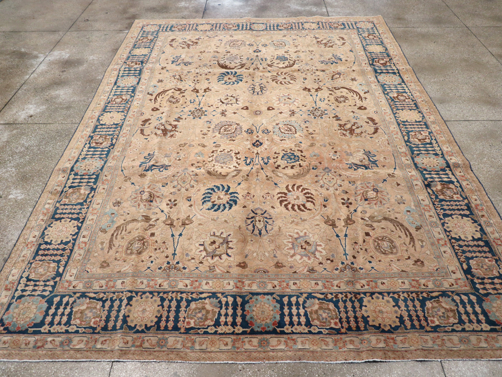 Antique Persian Tabriz Carpet, No.17211 - Galerie Shabab
