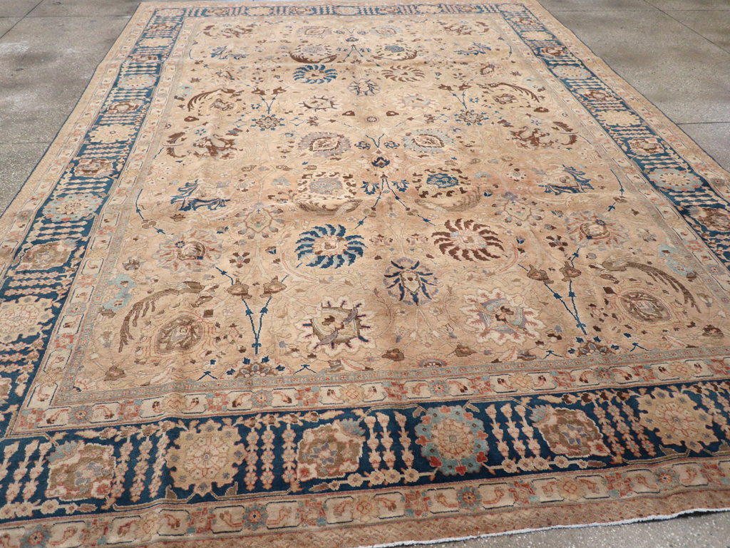 Antique Persian Tabriz Carpet, No.17211 - Galerie Shabab