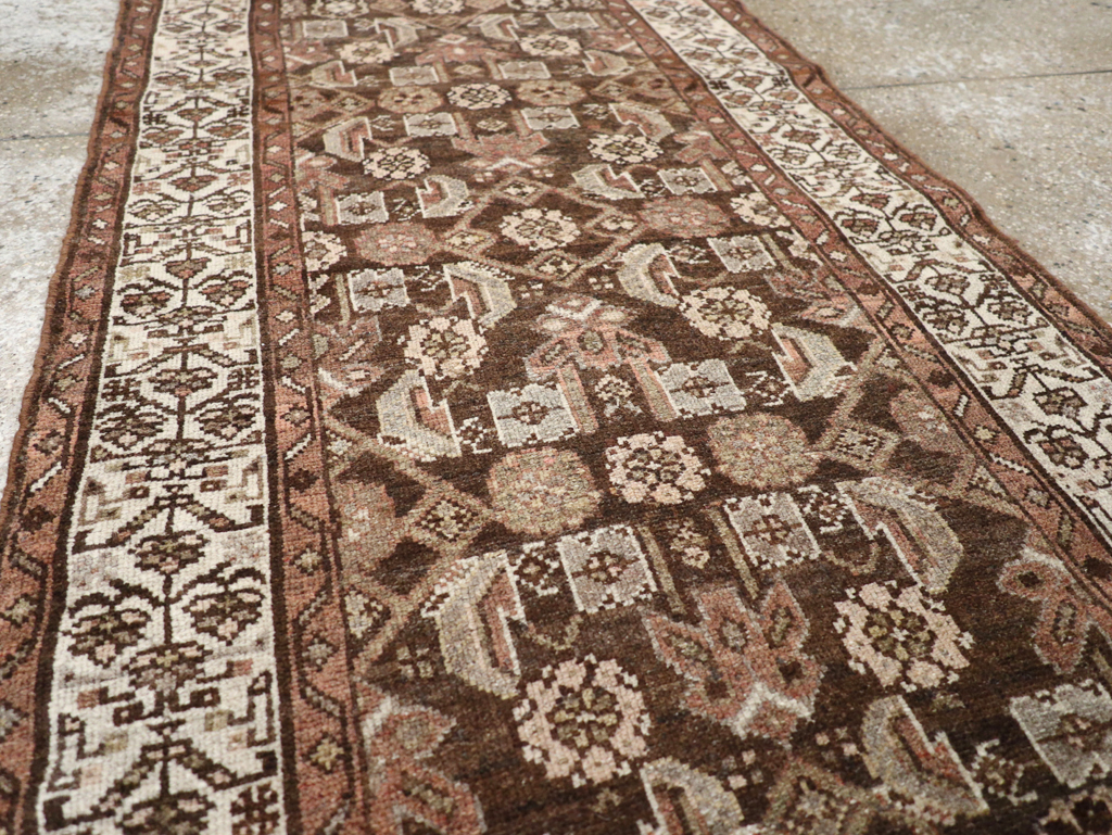Vintage Persian Malayer Runner, No.17215 - Galerie Shabab