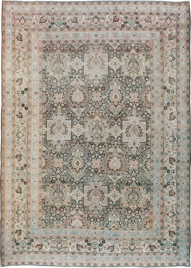 Antique Persian Dorokhsh Carpet, No.17225 - Galerie Shabab