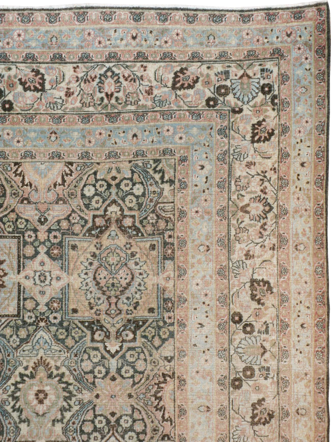 Antique Persian Dorokhsh Carpet, No.17225 - Galerie Shabab
