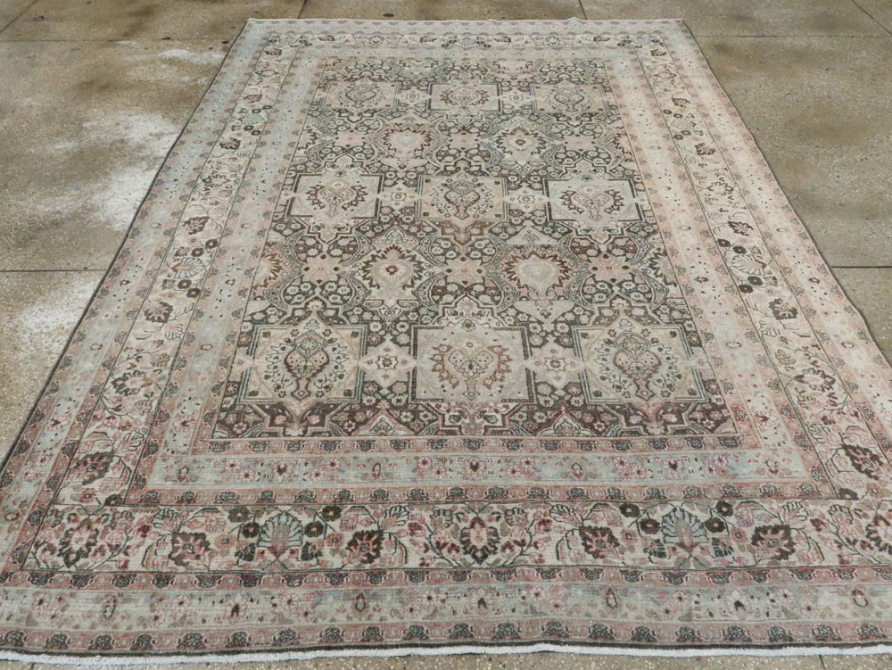 Antique Persian Dorokhsh Carpet, No.17225 - Galerie Shabab