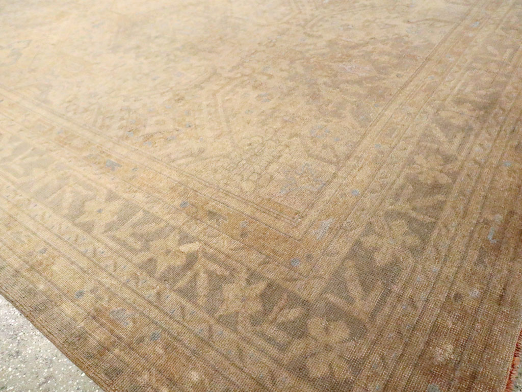 Antique Turkish Oushak Carpet, No.17226 - Galerie Shabab