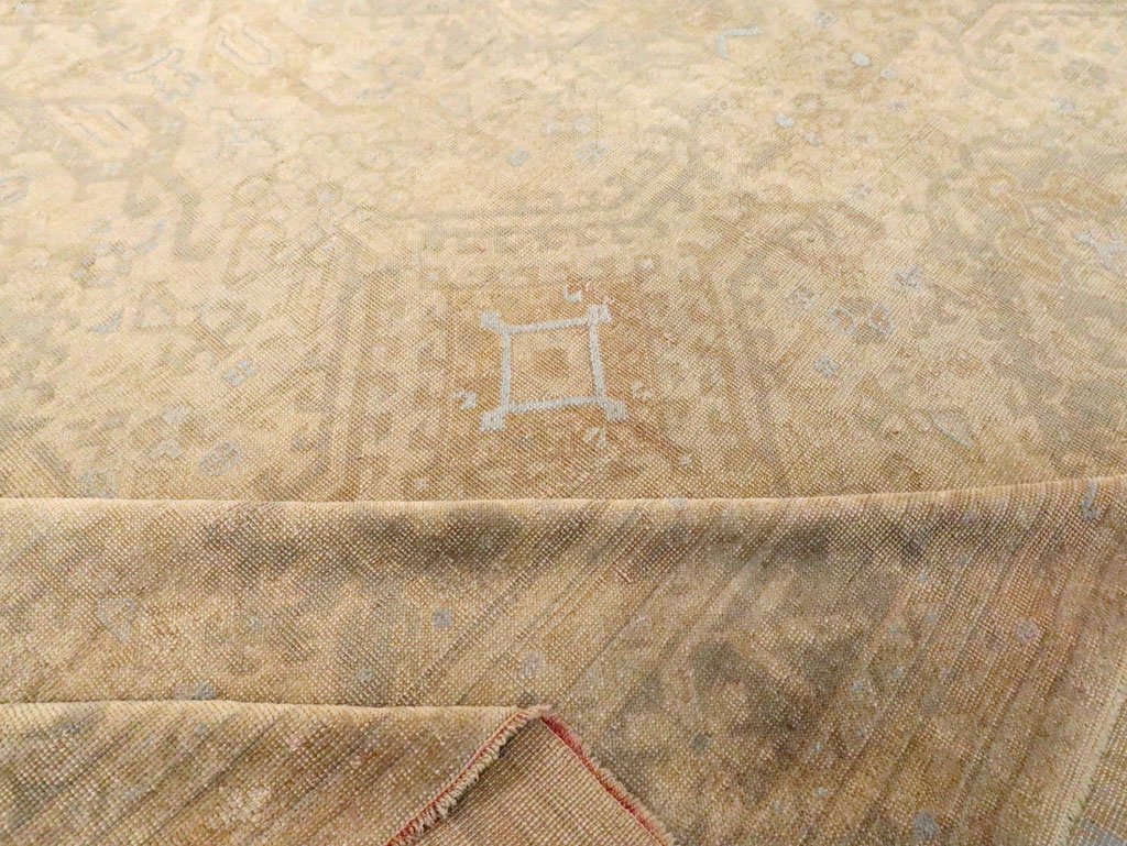 Antique Turkish Oushak Carpet, No.17226 - Galerie Shabab